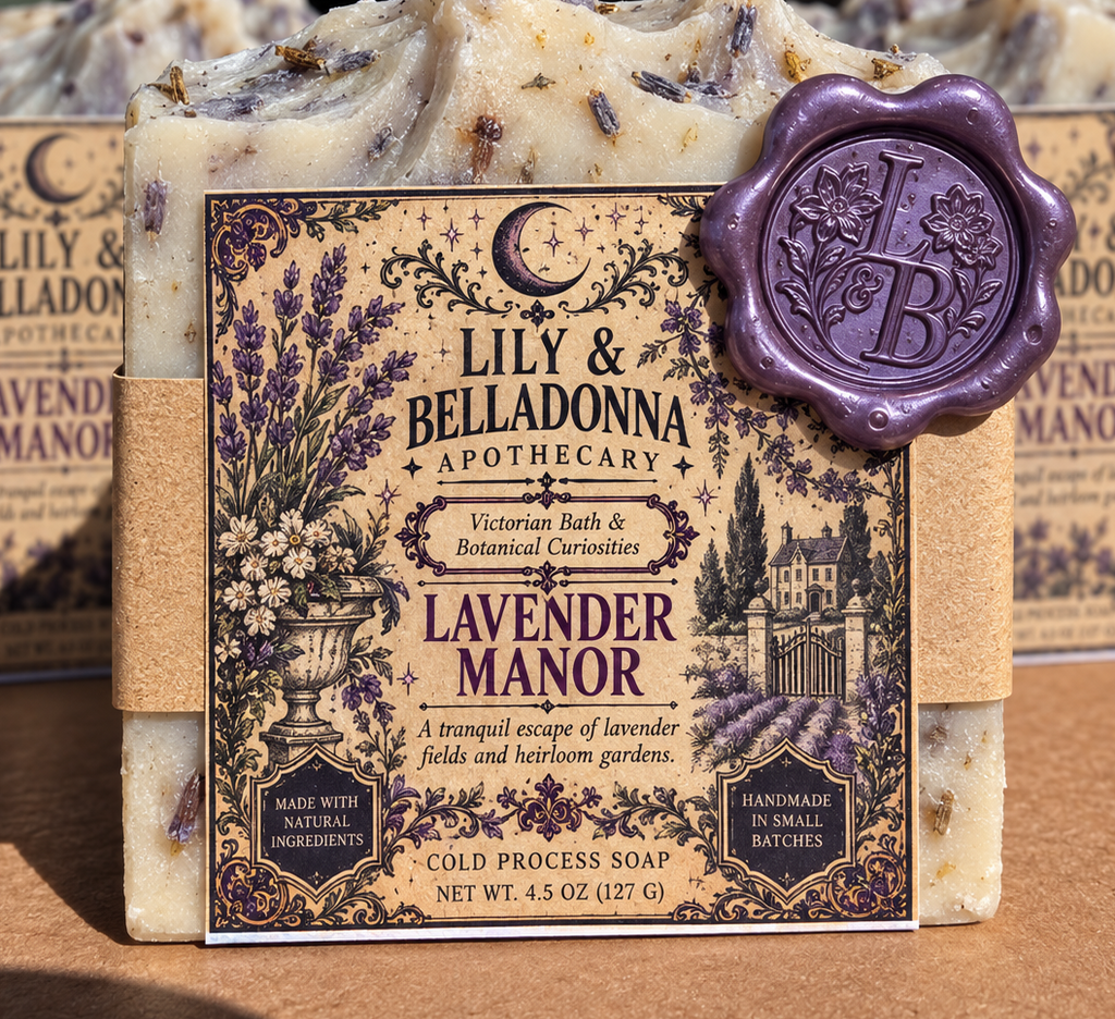 Lavender Manor Handcrafted Soap 4.5 oz