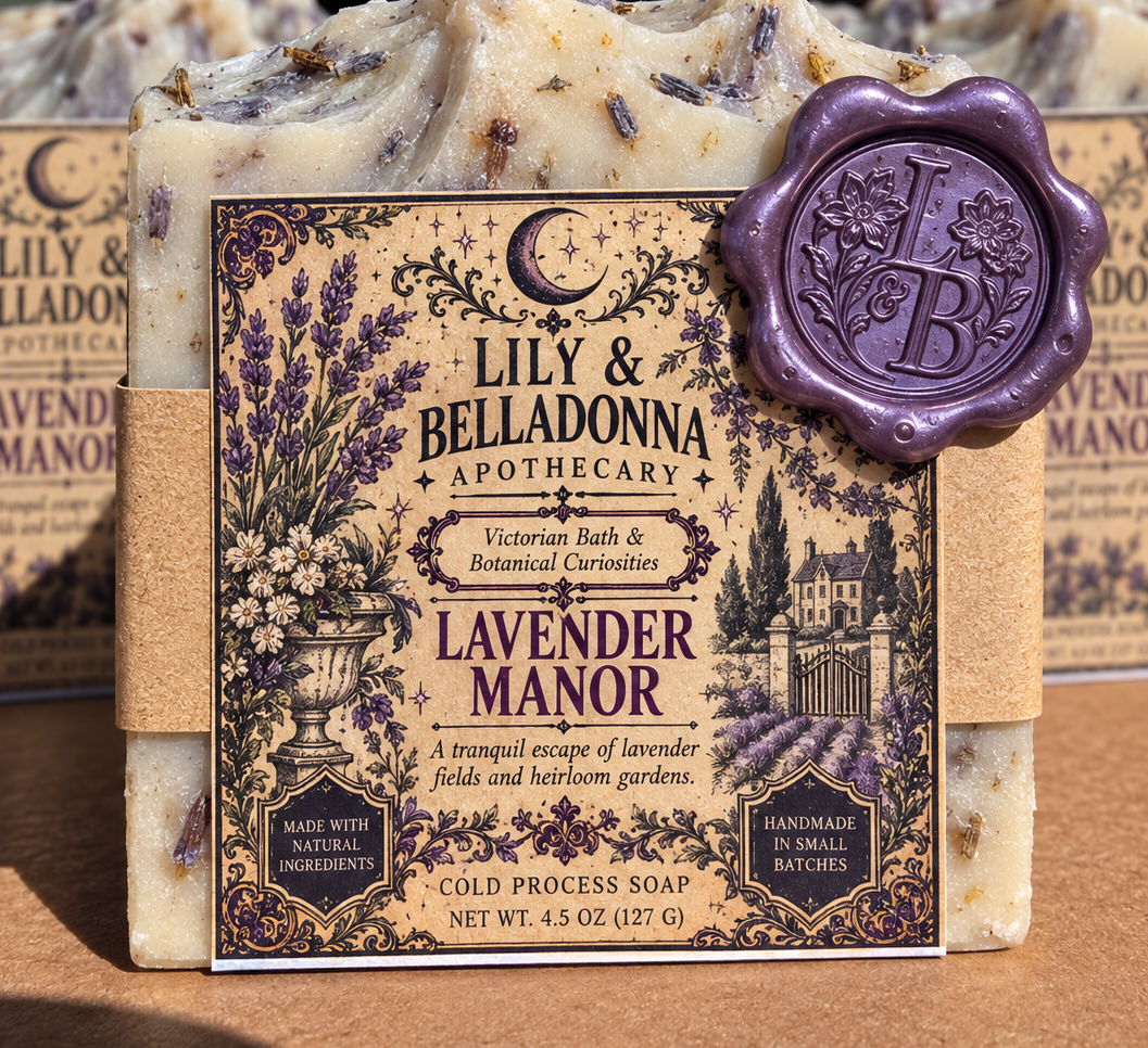 Lavender Manor Handcrafted Soap 4.5 oz