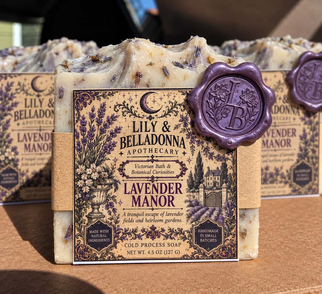 Lavender Manor Handcrafted Soap 4.5 oz